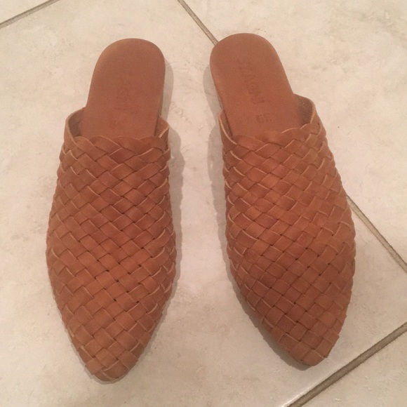 st agni paris mule vintage tan